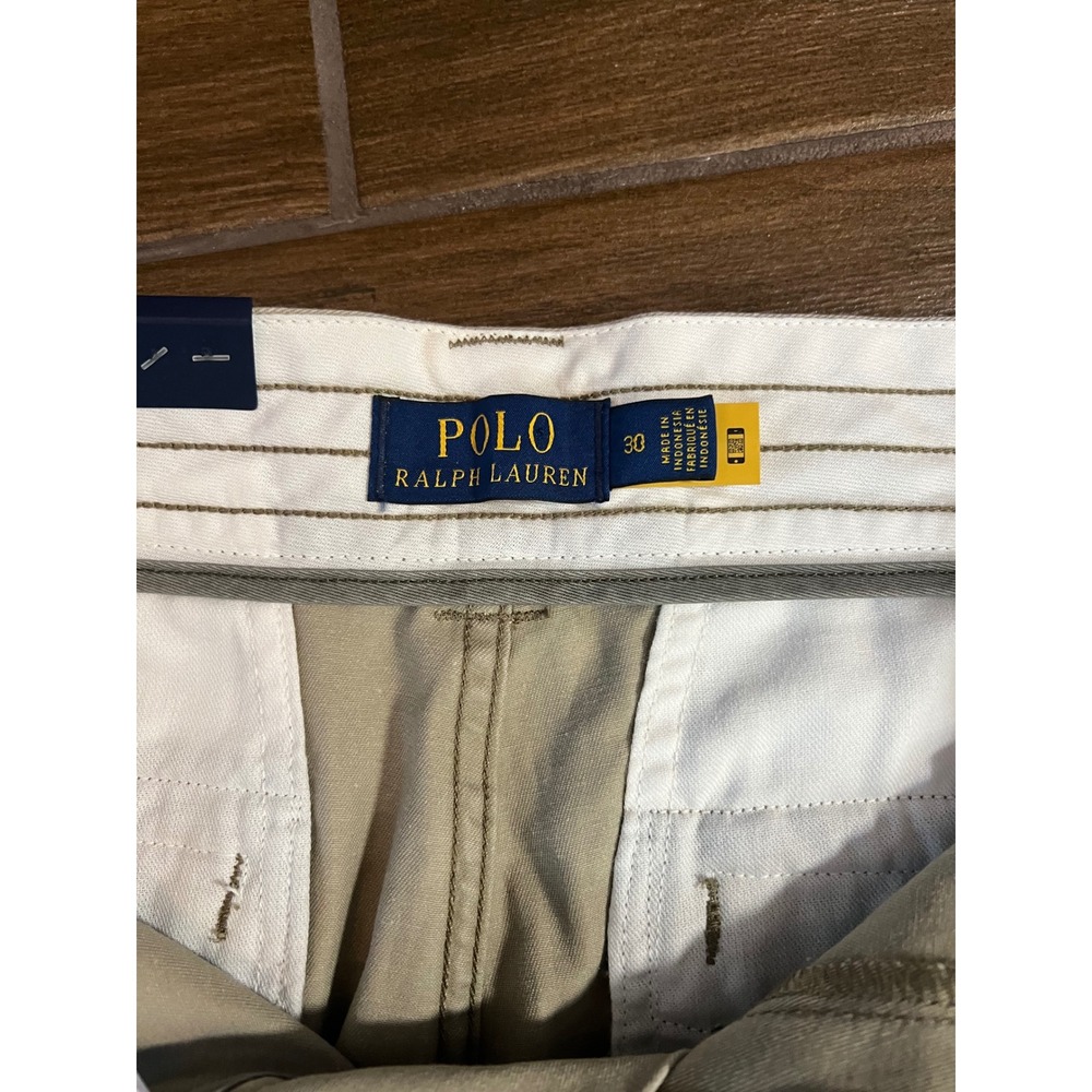 Polo Ralph Lauren Men's Hudson Khaki Tan Size 30 Chino Cargo Shorts NWT - Picture 7 of 9